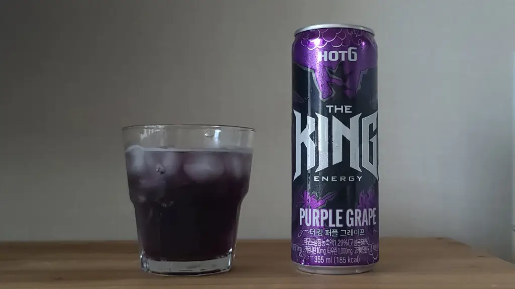 핫식스 터 킹 퍼플 그레이프: 최애 에너지 드링크