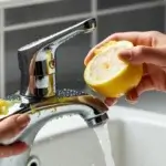 반짝이는 화장실 수전을 위한 완벽한 청소 꿀팁!