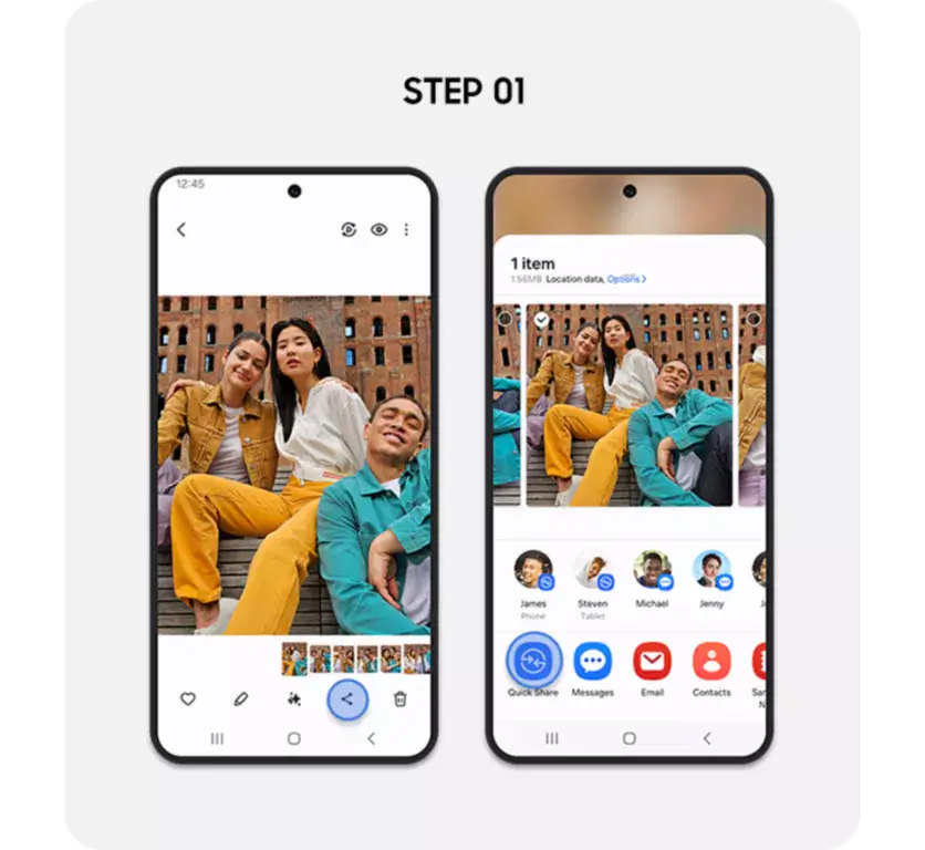 파일 전송, 이렇게 쉬울 수 있을까? '퀵 쉐어'로 단 한 번의 클릭으로 모든 게 해결됩니다! 4 at0103ca2 1 1
