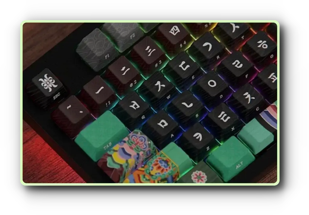 시이닷 단청 유선 LED 기계식 키보드, 타건감과 책상 분위기 둘 다 잡으세요 6 단청07 chrome d7URSompoZ