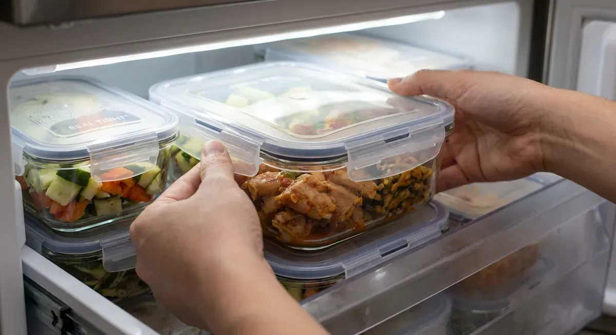 냉동실 음식 냄새 섞임 방지하는 포장법! 밀폐용기 활용 꿀팁 4가지