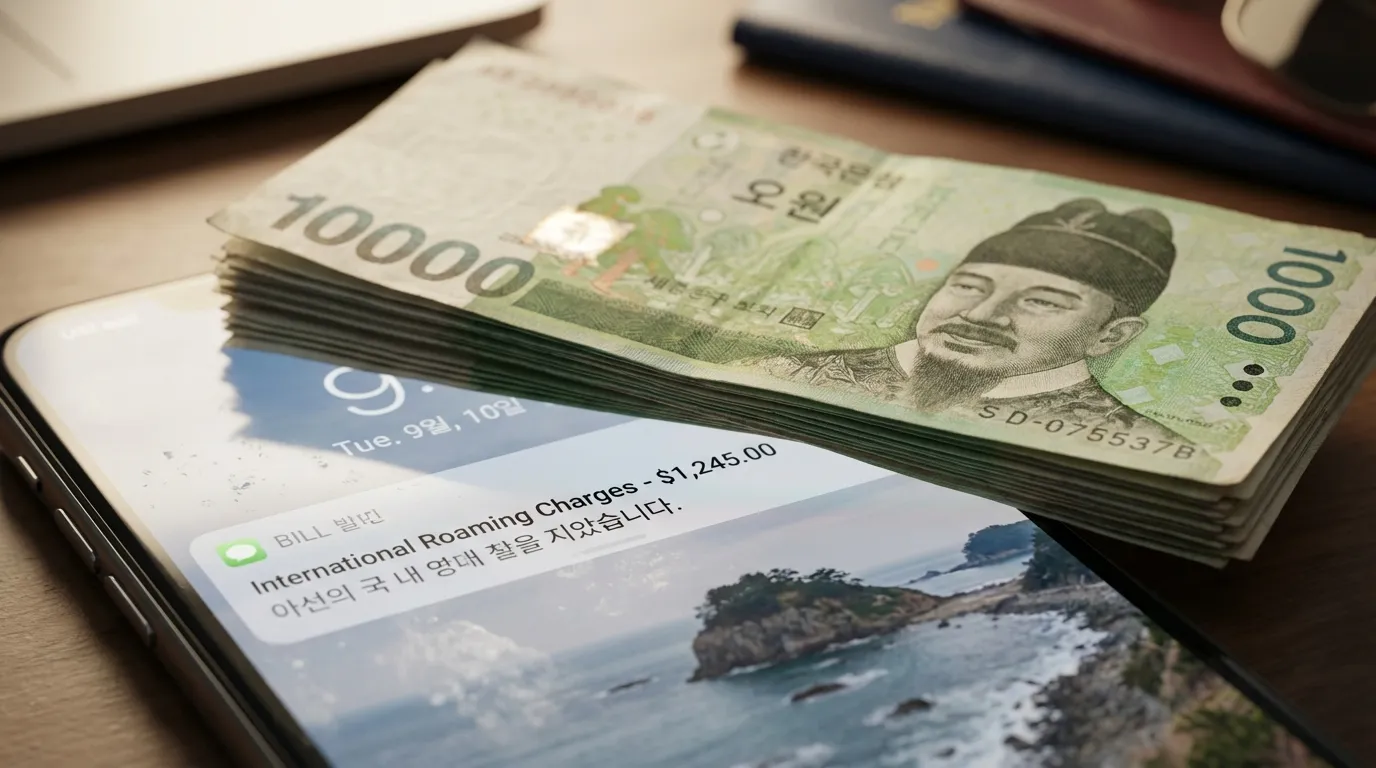 대마도 여행 데이터 고민 해결! 통신비 70% 아끼는 최적의 선택은?