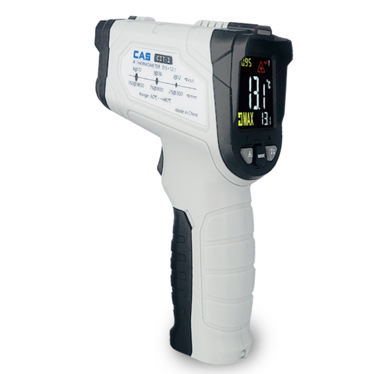 카스 산업용 표면 물 온도 측정기 비접촉 복사 레이저 적외선 온도계 CIT-1, 1개